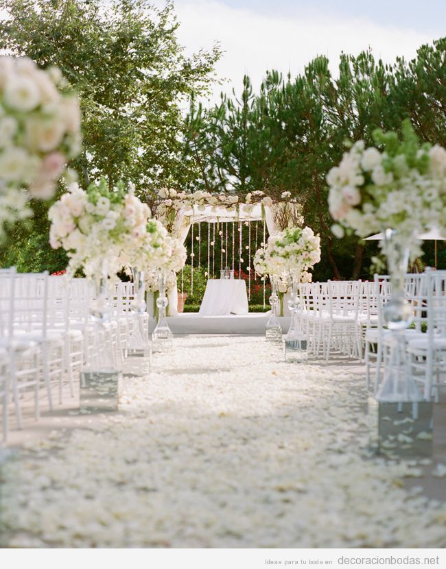 Cómo decorar una boda al aire libre, más de 15 ideas para una ceremonia de día