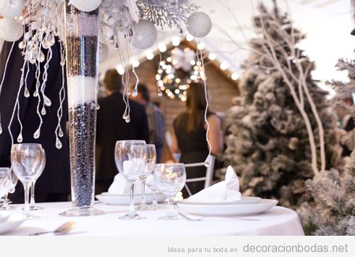 Ideas para la decoración de salones de boda en invierno